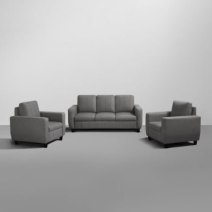 Sofa|Bae|3+1+1|Seater|Sofa|Set|Fabric|Stone|Grey