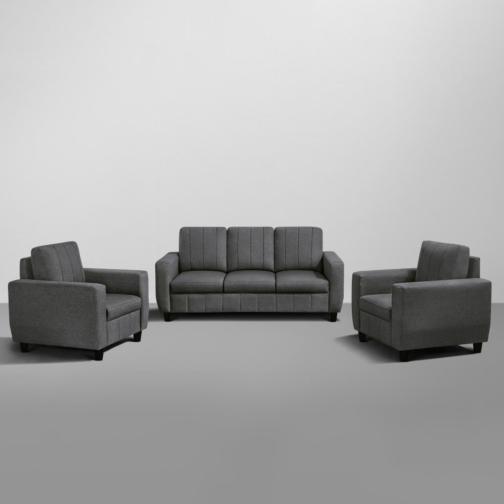 Sofa|Bae|3+1+1|Seater|Sofa|Set|Fabric|Woody|Brown