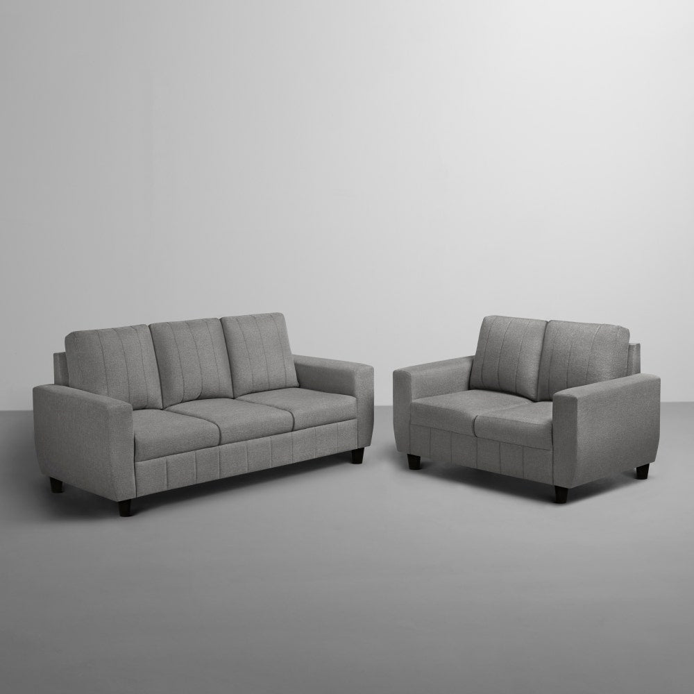 Sofa|Bae|3+2|Seater|Sofa|Set|Fabric|Stone|Grey