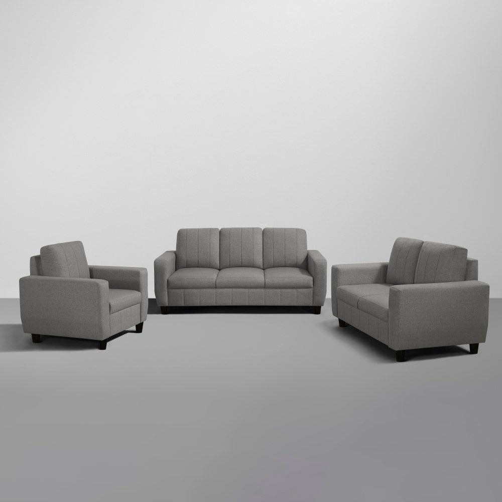 Sofa|Bae|3+2+1|Seater|Sofa|Set|Fabric|Stone|Grey