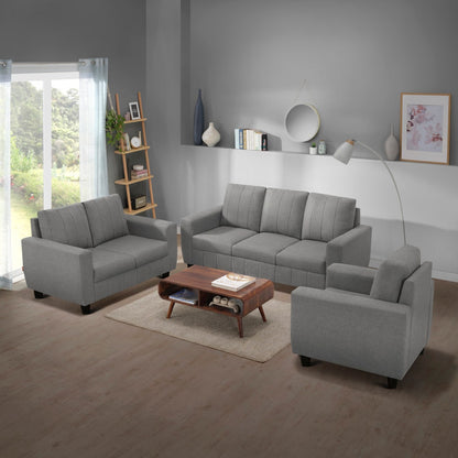 Sofa|Bae|3+2+1|Seater|Sofa|Set|Fabric|Stone|Grey