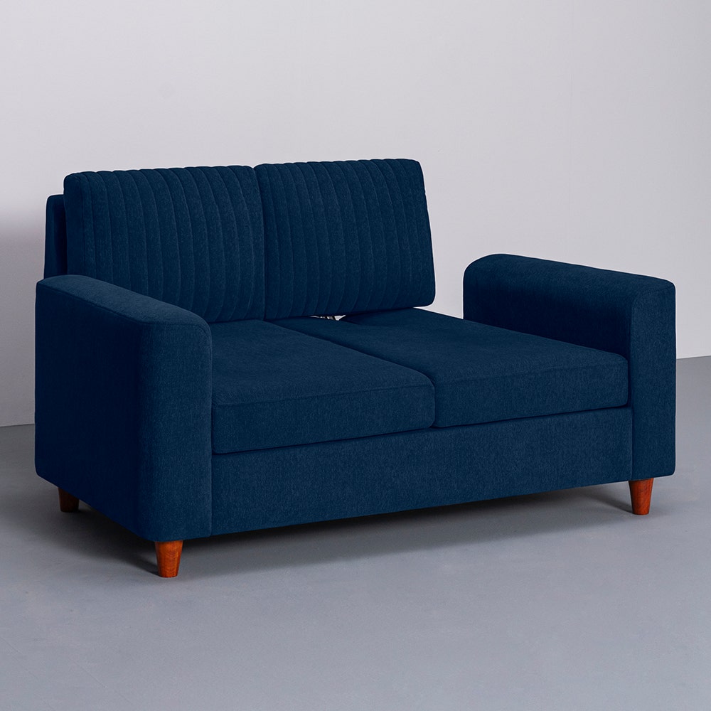 Sofa|Tilt|2|Seater|Lounger|Sofa|with|Adjustable|Backrest|Berry|Blue