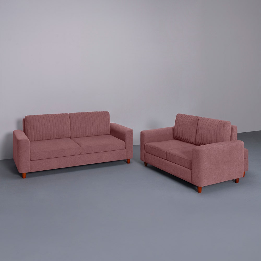 Sofa|Tilt|3|+|2|Seater|Lounger|Sofa|with|Adjustable|Backrest|Lilly|Pink