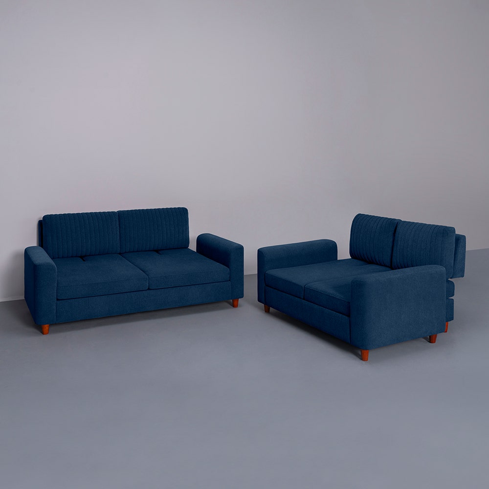 Sofa|Tilt|3|+|2|Seater|Lounger|Sofa|with|Adjustable|Backrest|Berry|Blue