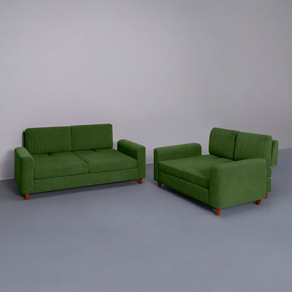 Sofa|Tilt|3|+|2|Seater|Lounger|Sofa|with|Adjustable|Backrest|Avocado|Green