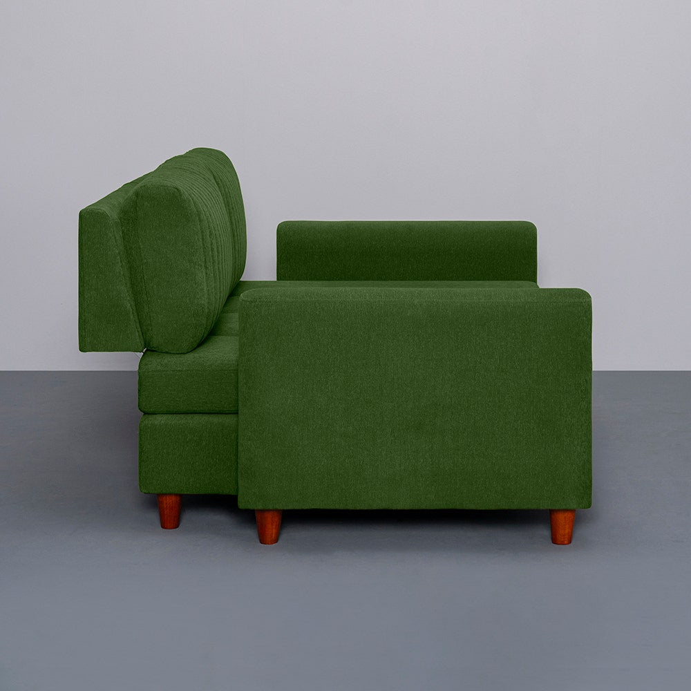 Sofa|Tilt|2|Seater|Lounger|Sofa|with|Adjustable|Backrest|Avocado|Green