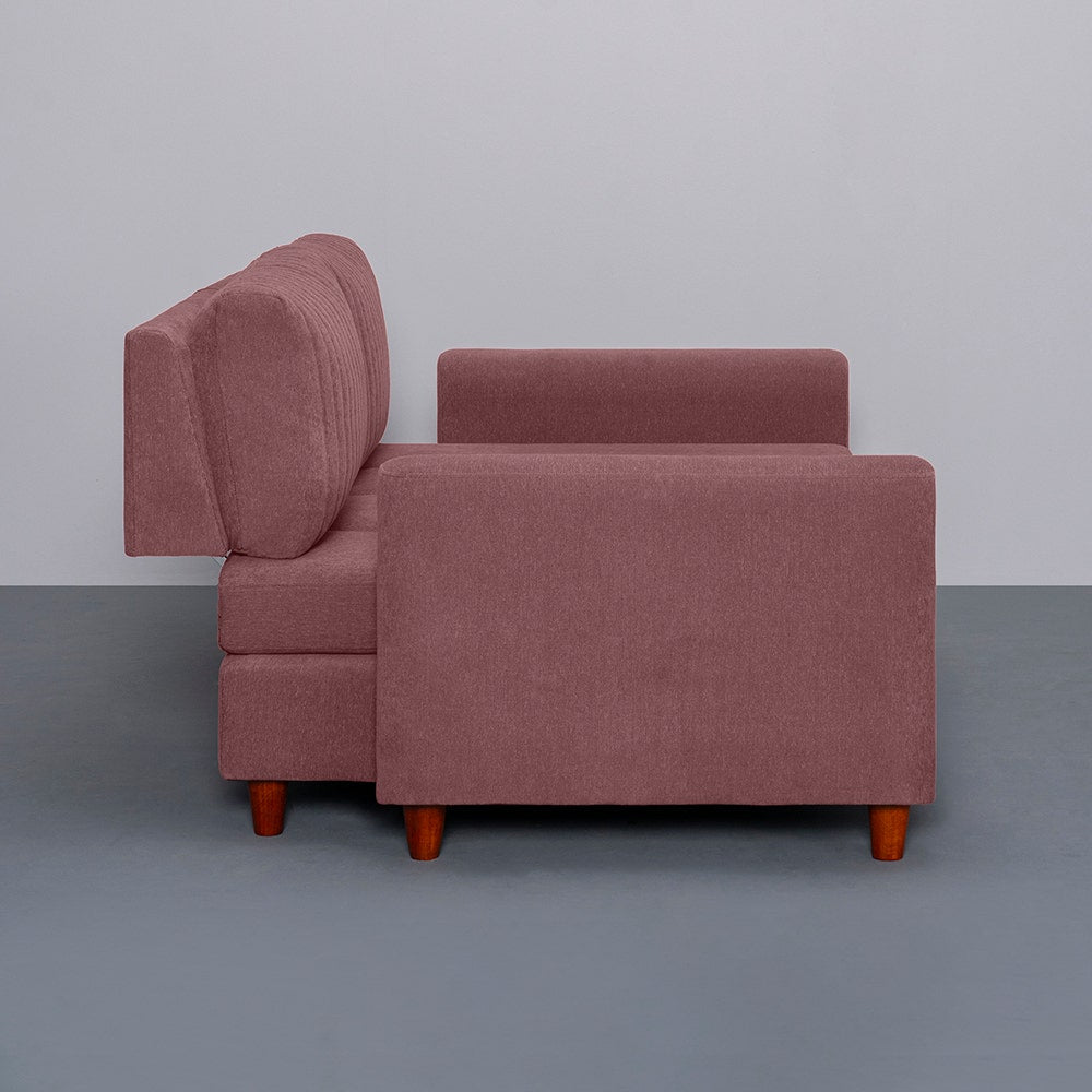 Sofa|Tilt|2|Seater|Lounger|Sofa|with|Adjustable|Backrest|Lilly|Pink