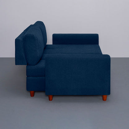 Sofa|Tilt|3|Seater|Lounger|Sofa|with|Adjustable|Backrest|Berry|Blue