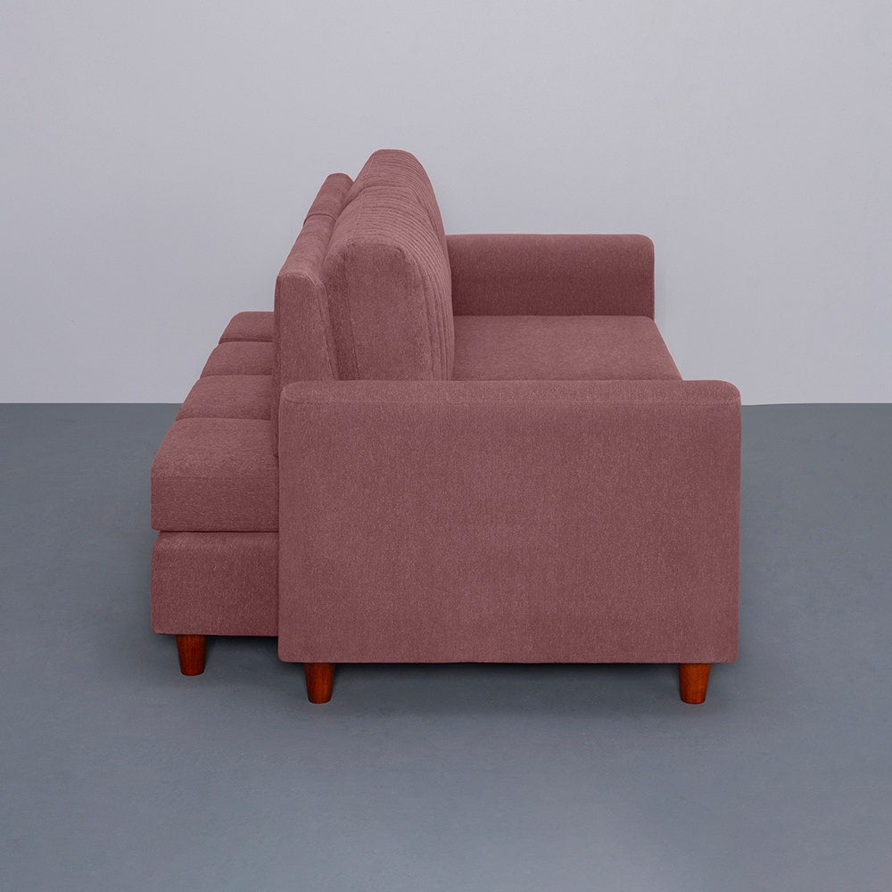 Sofa|Tilt|3|Seater|Lounger|Sofa|with|Adjustable|Backrest|Lilly|Pink