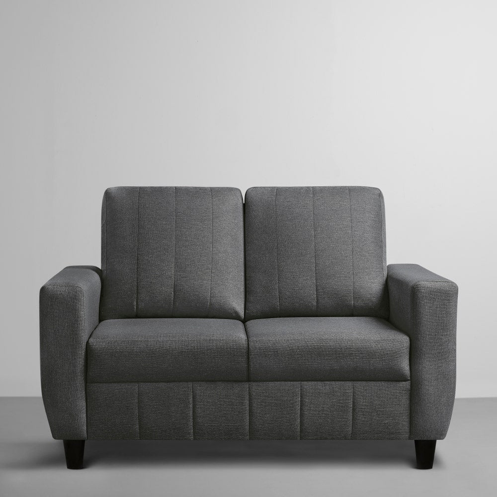 Buy Sleepyhead Bae 2 Seater Woody Brown Fabric Sofa Onlin