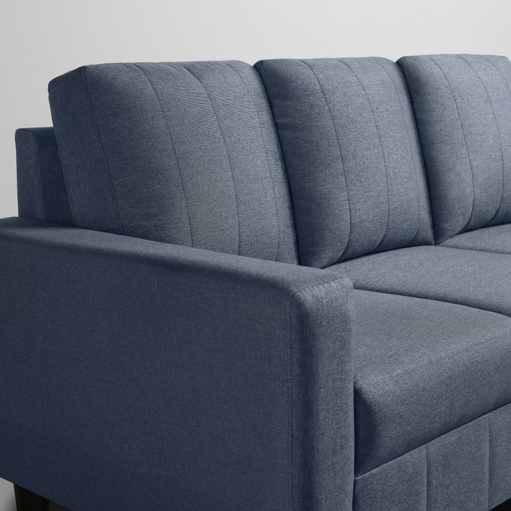 Sofa|Bae|3+1+1|Seater|Sofa|Set|Fabric|Ocean|Blue