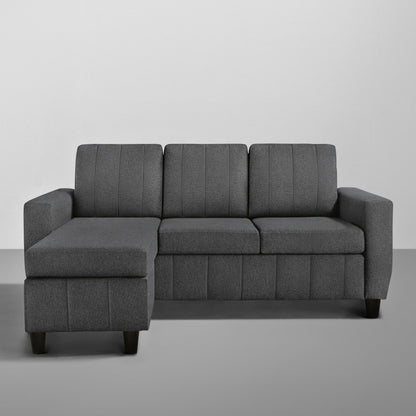Sofa|Bae|4|Seater|Interchangeable|L|Shape|Sofa|Set|Fabric|Woody|Brown