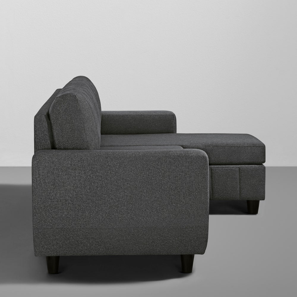 Sofa|Bae|4|Seater|Interchangeable|L|Shape|Sofa|Set|Fabric|Woody|Brown