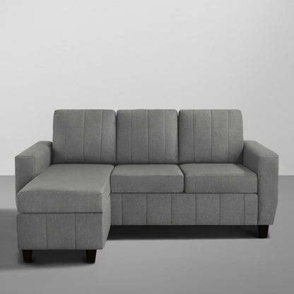 Sofa|Bae|4|Seater|Interchangeable|L|Shape|Sofa|Set|Fabric|Stone|Grey