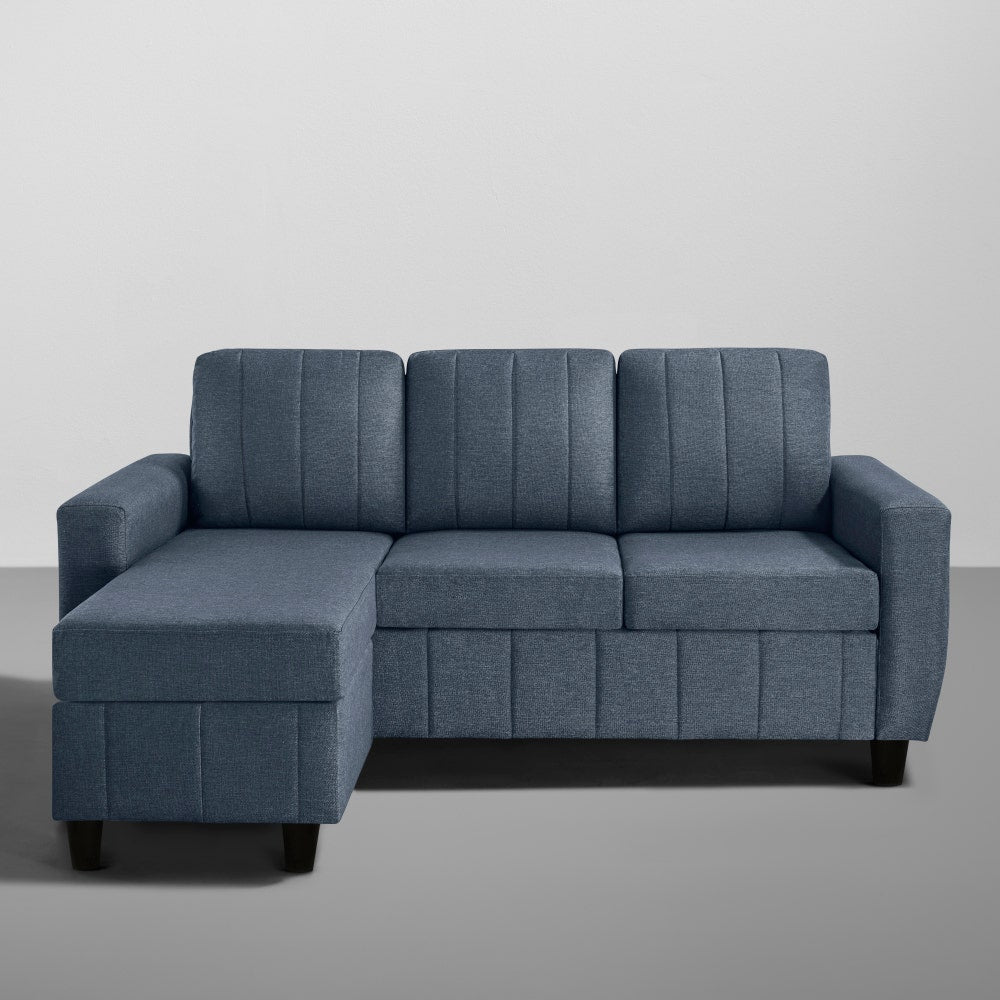 Sofa|Bae|4|Seater|Interchangeable|L|Shape|Sofa|Set|Fabric|Ocean|Blue