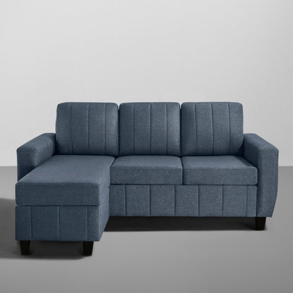 Sofa|Bae|4|Seater|Interchangeable|L|Shape|Sofa|Set|Fabric|Ocean|Blue