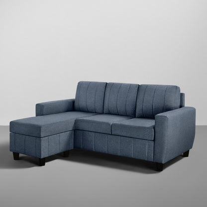 Sofa|Bae|4|Seater|Interchangeable|L|Shape|Sofa|Set|Fabric|Ocean|Blue