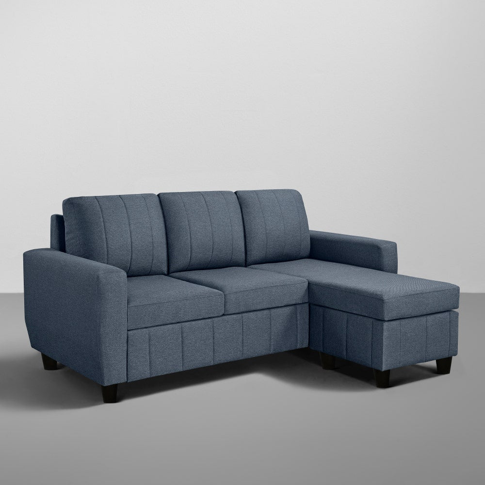 Sofa|Bae|4|Seater|Interchangeable|L|Shape|Sofa|Set|Fabric|Ocean|Blue