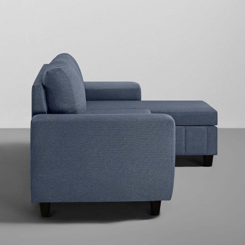 Sofa|Bae|4|Seater|Interchangeable|L|Shape|Sofa|Set|Fabric|Ocean|Blue