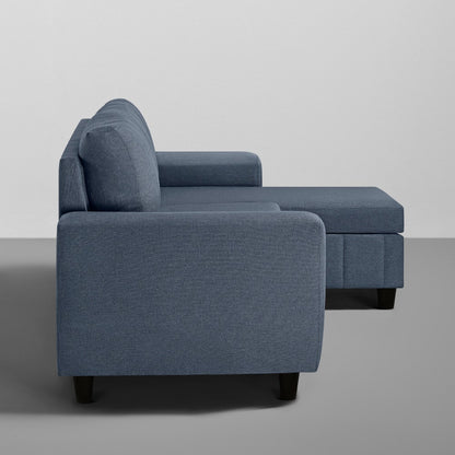 Sofa|Bae|4|Seater|Interchangeable|L|Shape|Sofa|Set|Fabric|Ocean|Blue