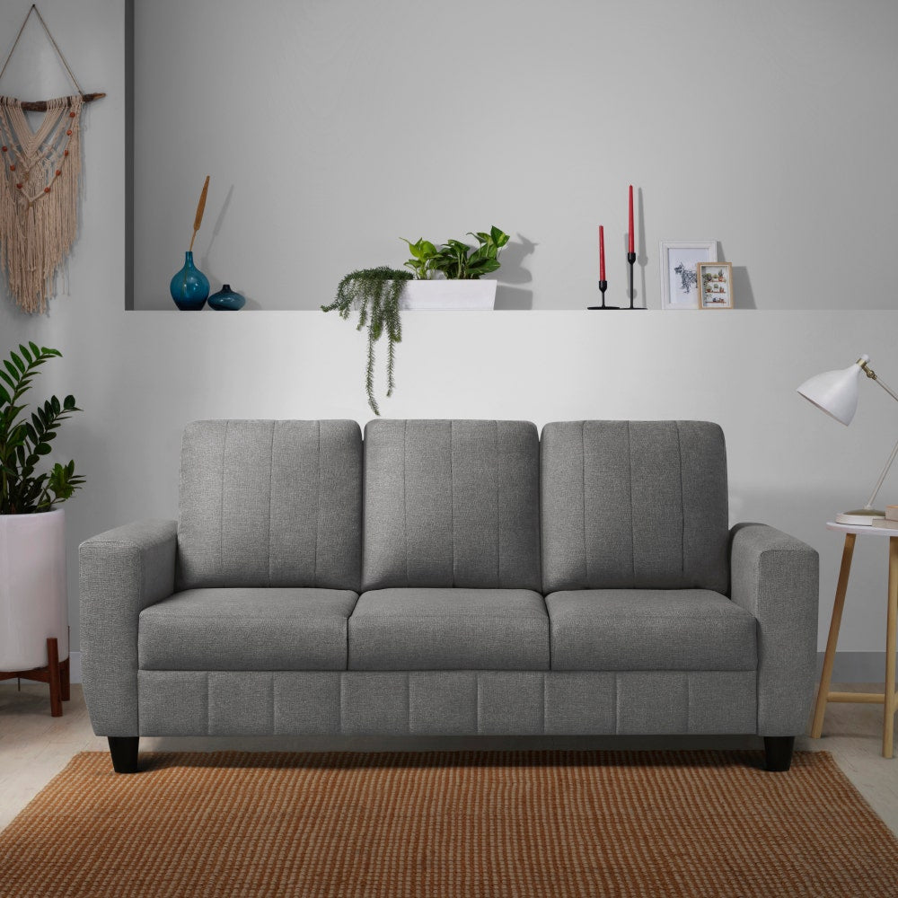 Sofa|Bae|3|Seater|Sofa|Fabric|Stone|Grey