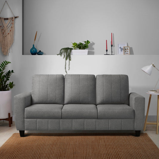 Sofa|Bae|3|Seater|Sofa|Fabric|Stone|Grey