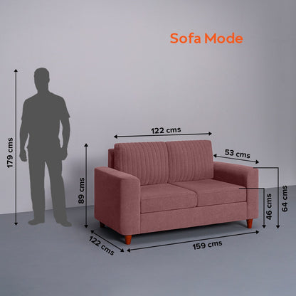 Sofa|Tilt|3|+|2|Seater|Lounger|Sofa|with|Adjustable|Backrest|Lilly|Pink