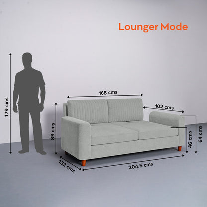 Sofa|Tilt|3|Seater|Lounger|Sofa|with|Adjustable|Backrest|Oyster|Grey