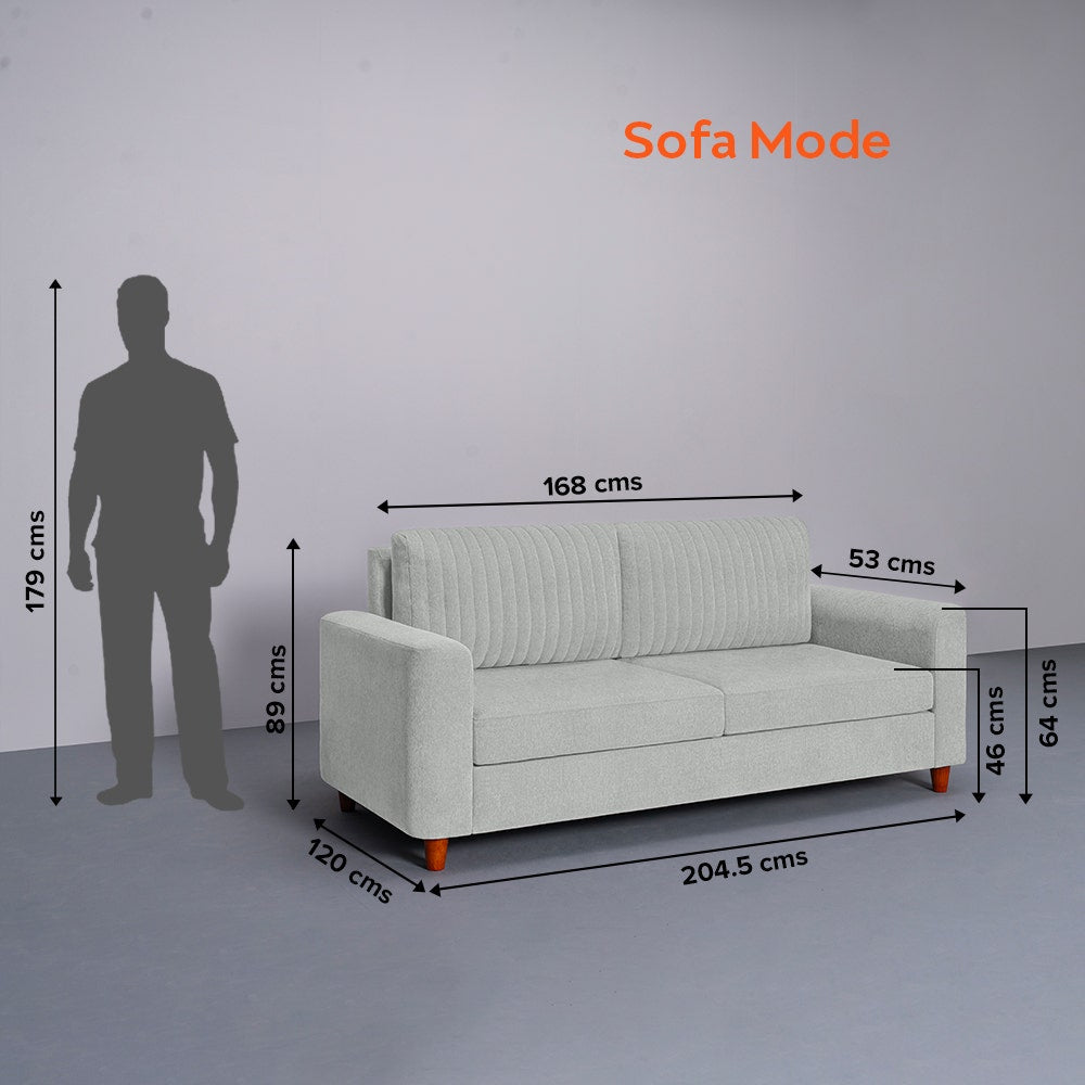 Sofa|Tilt|3|Seater|Lounger|Sofa|with|Adjustable|Backrest|Oyster|Grey