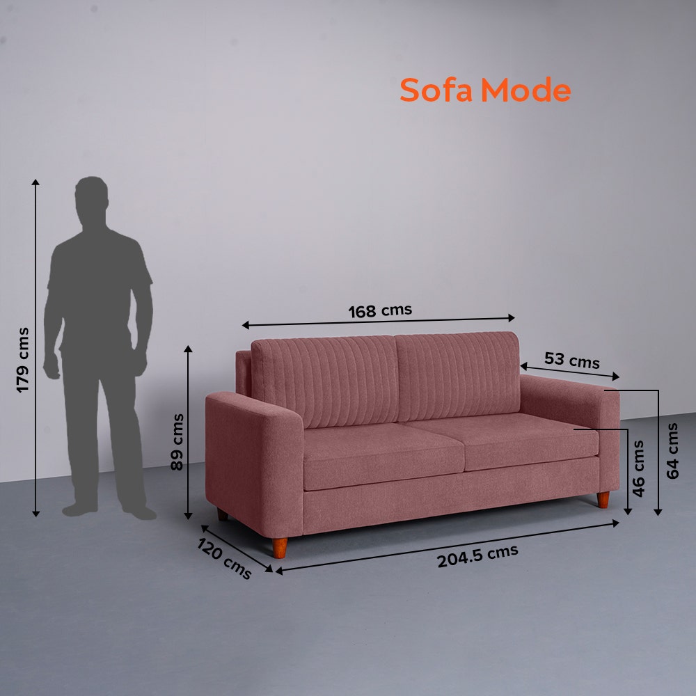 Sofa|Tilt|3|+|2|Seater|Lounger|Sofa|with|Adjustable|Backrest|Lilly|Pink