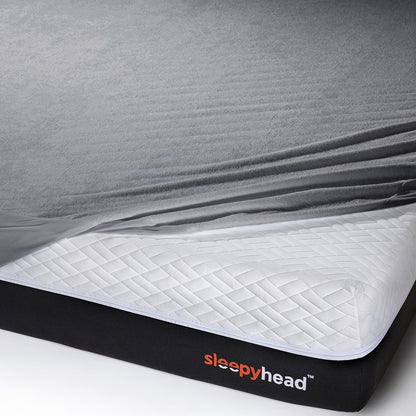 Bamboo|Terry|Waterproof|Mattress|Protector|75|72|inches|King|Size|Grey