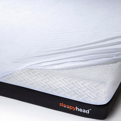 Bamboo|Terry|Waterproof|Mattress|Protector|75|36|inches|Single|Size|White