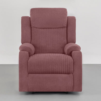 Recliner|R6|Single|Seater|Fabric|Recliner|Lilly|Pink