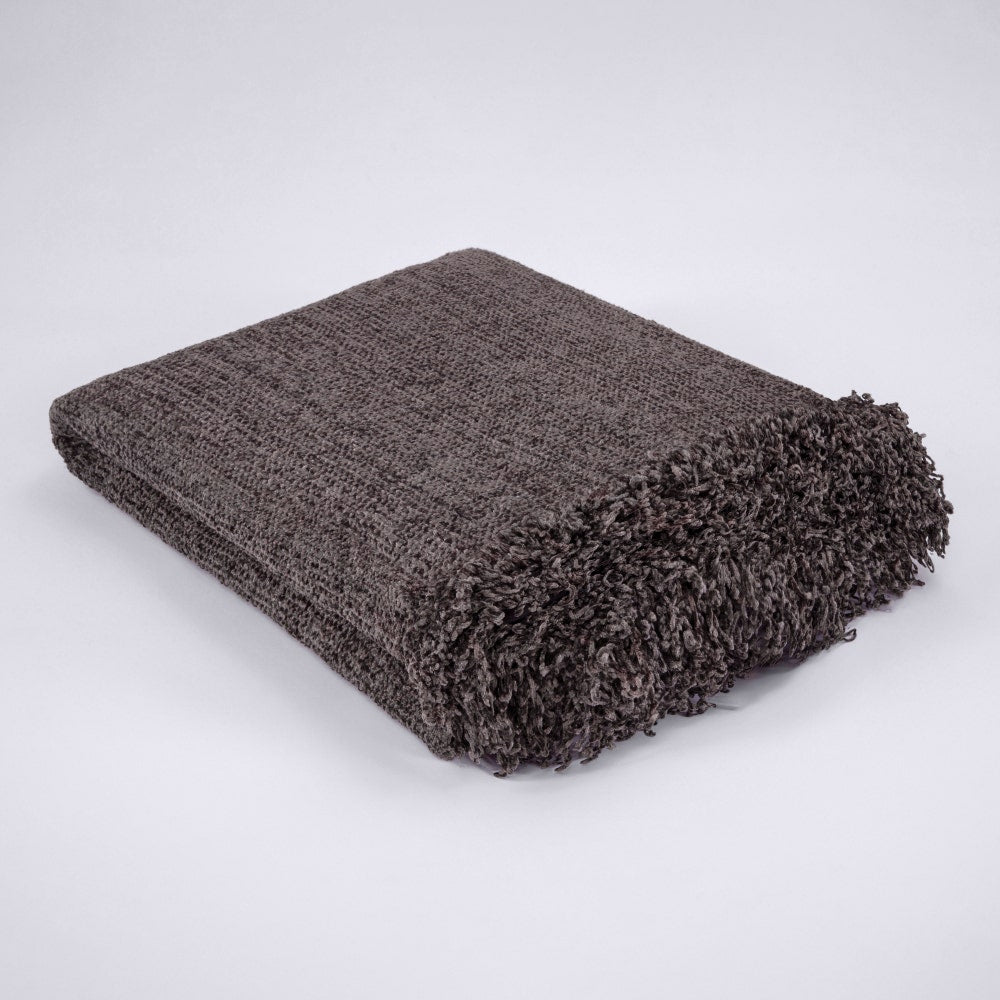 Premium|Soft|Chenille|Throw|for|Sofa|Bed|&|Couch-Grey