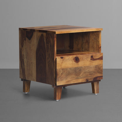 Ally|Sheesham|Wood|Bedside|Table|Provincial|Teak|Finish