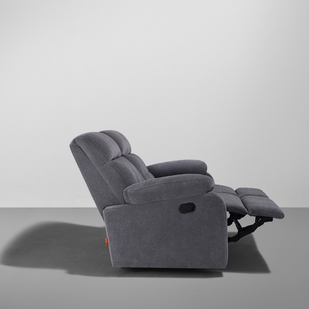Gray discount recliner chair